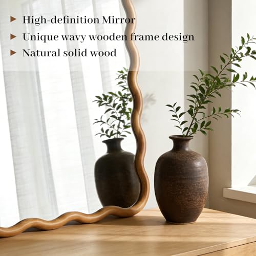 Full Length Wood Mirror Wall Mounted