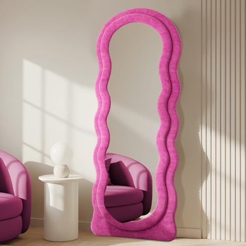 Full Length Mirror Irregular Wavy Full Body