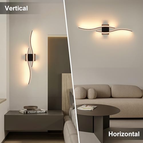 Battery Operated Wall Sconces Set of Two with Remote Control