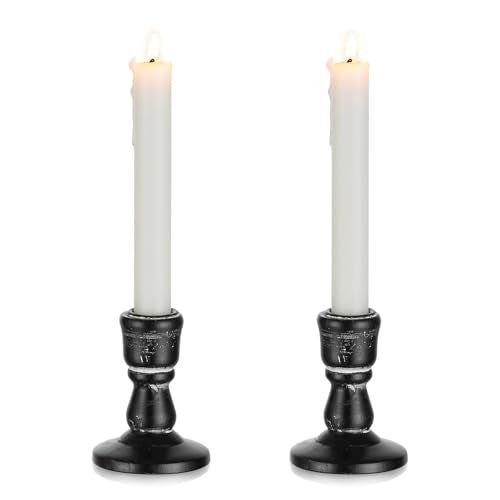 Wooden Taper Candle Holders