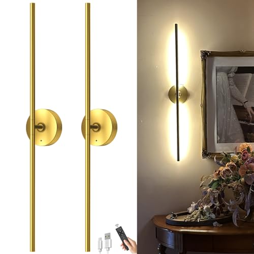 Battery Powered Wall Sconce Set of Two