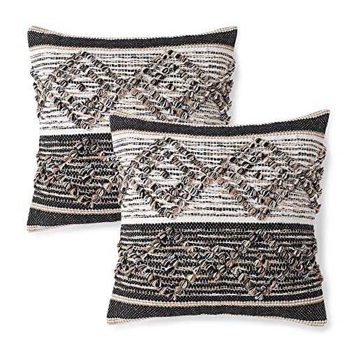 REDEARTH · Textured Throw Pillow Cushion Covers