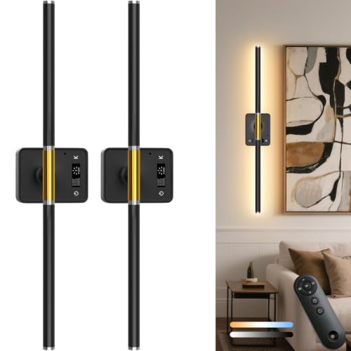 Battery Operated Wall Sconces Set of Two