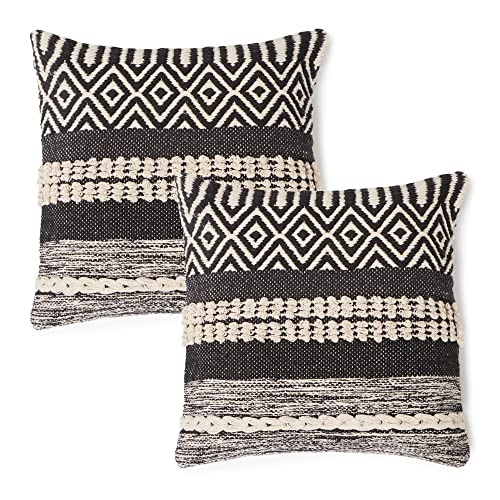 REDEARTH · Textured Throw Pillow Cushion Covers