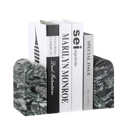 Luxury Marble Bookends for Shelves