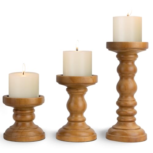 Candle Holder for Pillar Candle Set