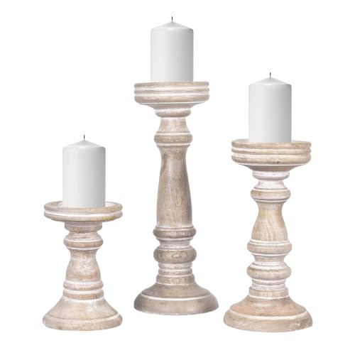 Wood Candle Holder Bundle