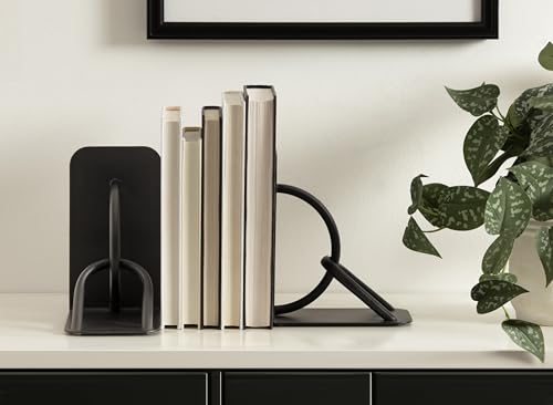 Decorative Equestrian Bookend Set for Use as Wall Shelf Filler or Entryway Table Decor