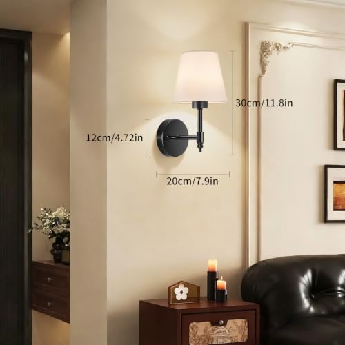 Battery Operated Wall Sconce Set of 2
