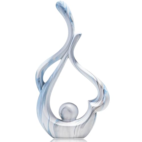Blue Sculptures Home Decor Table Centerpieces Coffee Table Decor for Living Room