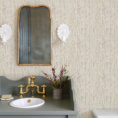 Woven Wallpaper Peel and Stick Colorful Paint Grasscloth Contact Paper Textured Waterproof Self Adhesive Stick on Wallpaper