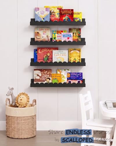 Nursery Book Shelves Set of 4