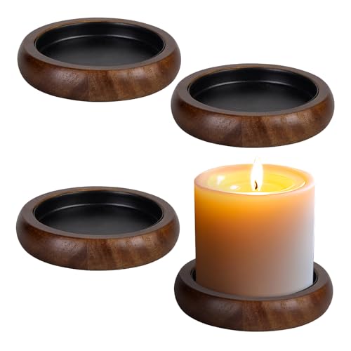 Candle Pedestal for Pillar Candle Set of 2