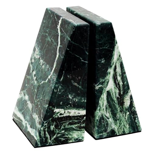 Natural Marble Bookends for Shelves