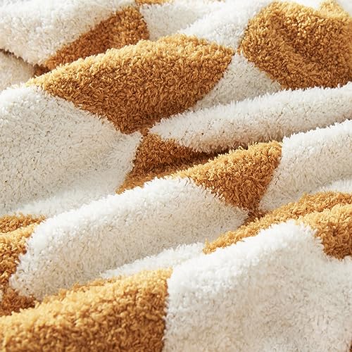 Super Soft Fullfy Microfiber Reversible Knitted Blankets
