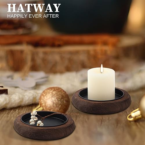Wood Candle Holders for Pillar Candles