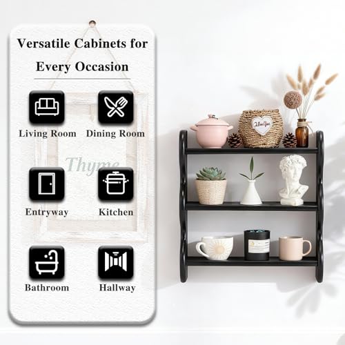 100% Solid Wood Wall Shelf 3