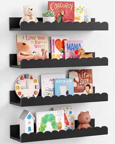 Nursery Book Shelves Set of 4