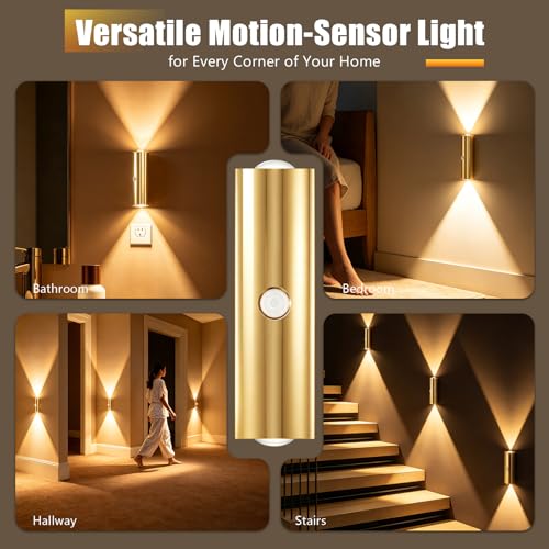 2 Pack Motion Sensor Wall Light