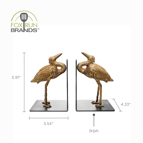 Crane Decorative Bookend Set