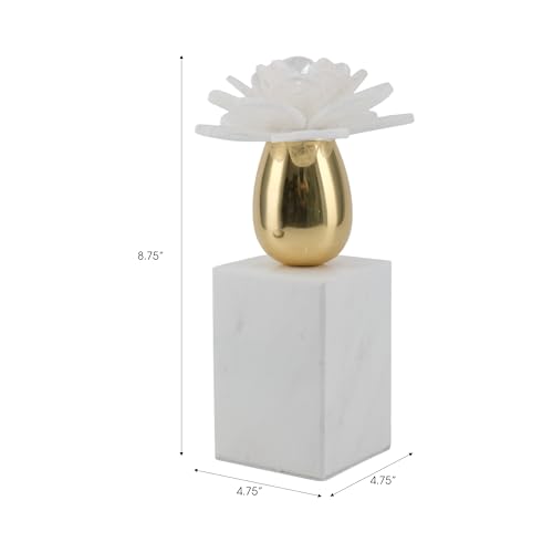 Teardrop Shaped Figurine for Room and Book Shelf Decor