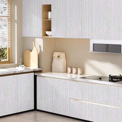 Striped Peel and Stick Wallpaper Textured Contact Paper