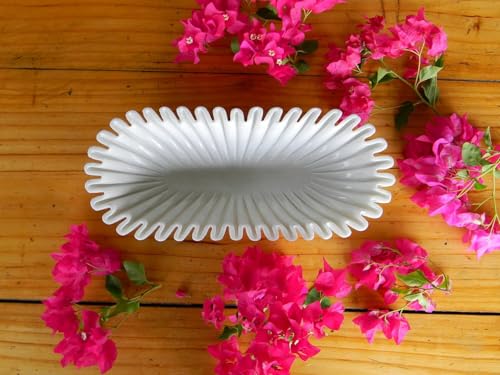 Handcrafted Decorative Marble Scallop Bowl
