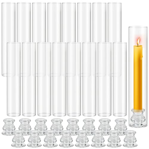 Hurricane Glass Candle Holders