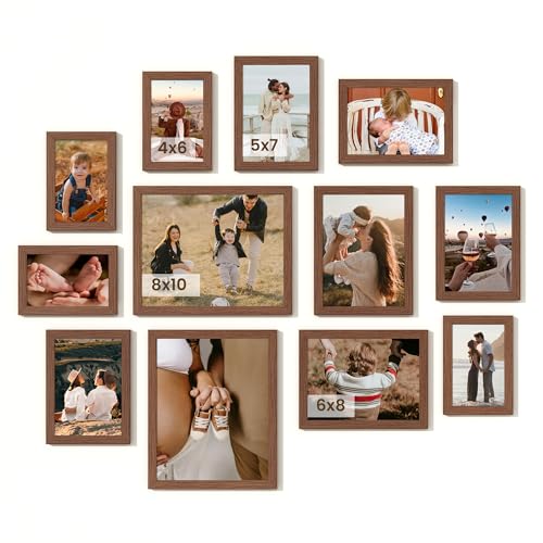 Collage Picture Frames Set of 12