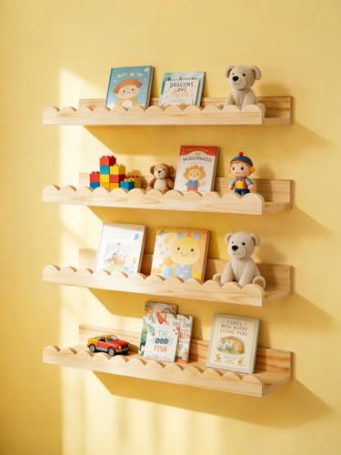 Kids Bookshelf for Wall