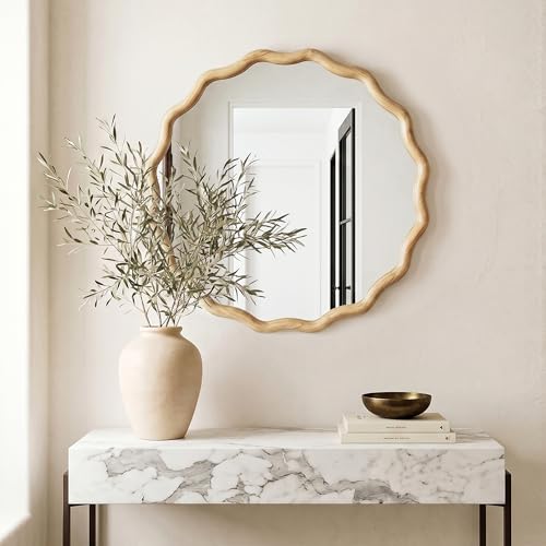 Wood Wave Mirror