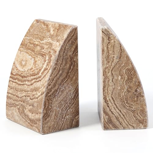 Marble Bookends for Shelves