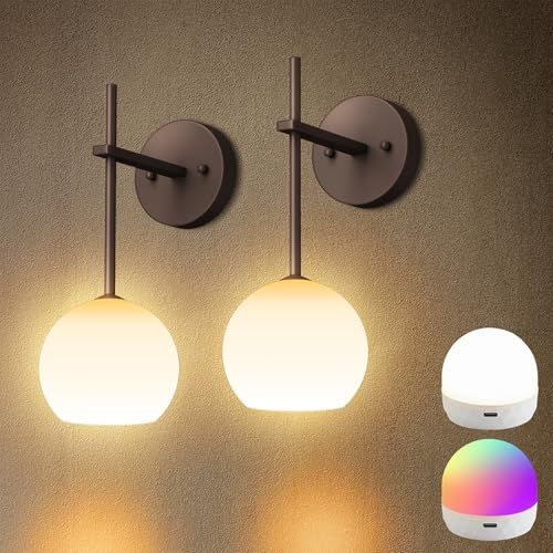 Battery Wall Sconce Set of Two S71
