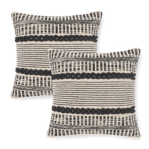 REDEARTH · Textured Throw Pillow Cushion Covers