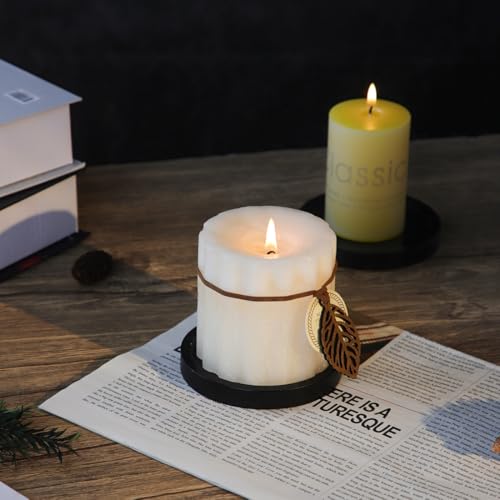 Wooden Pillar Candles Tray for Pillar Floating Candles
