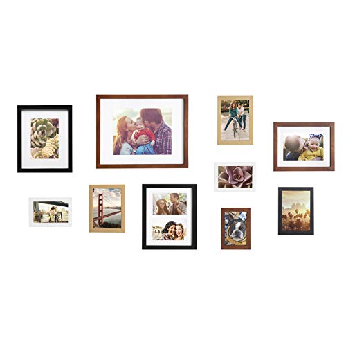 Gallery Mid Century Wood Wall Frame Set