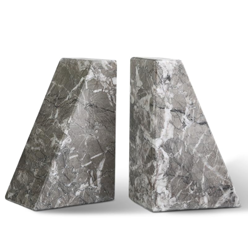 Marble Bookends for Shelves