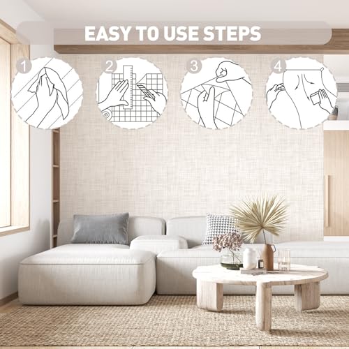 Light Color Grasscloth Wallpaper