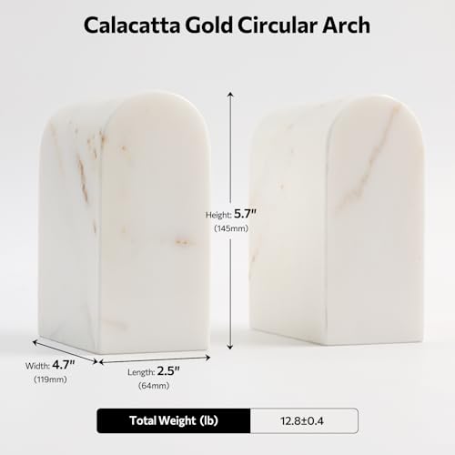 Luxury Marble Bookends