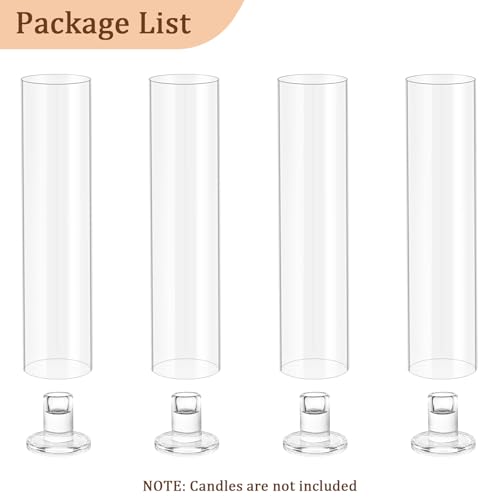 Hurricane Candle Holder Glass