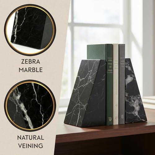 Genuine Marble Bookends