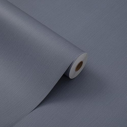 Wallpaper Grasscloth Peel and Stick Wallpaper Fabric Textured Contact Paper Faux Linen Wallpaper Vintage Matte Frosted Waterproof Wallpaper for Bedroom Bathroom Kitchen