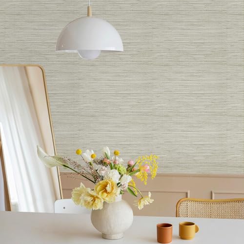 Beige glasscloth Wallpaper