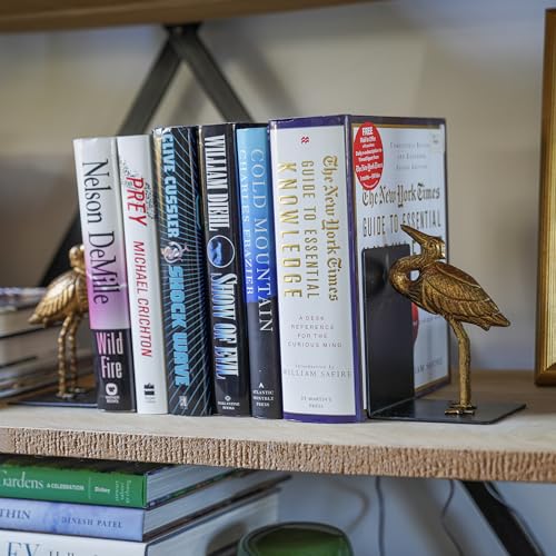 Crane Decorative Bookend Set