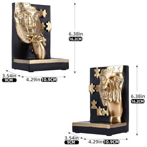 Gold Thinker Bookends
