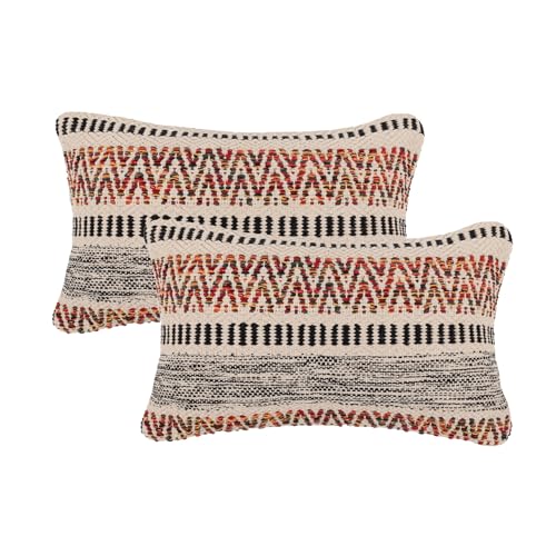 REDEARTH · Textured Throw Pillow Cushion Covers