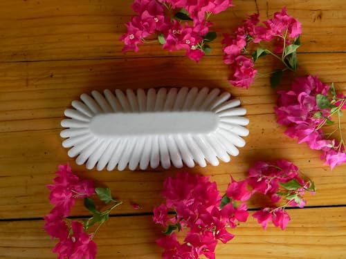 Handcrafted Decorative Marble Scallop Bowl