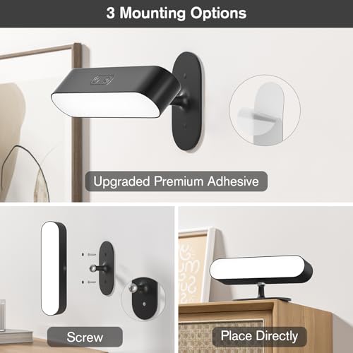 Wall Sconce LED Battery Operated Wall Sconce for Bedroom