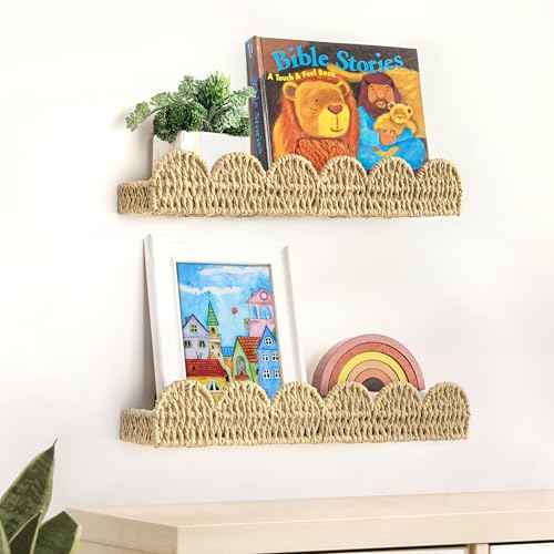 Scalloped Nursery Bookshelf