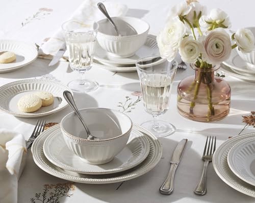899195 French Perle Groove Dinnerware Set
